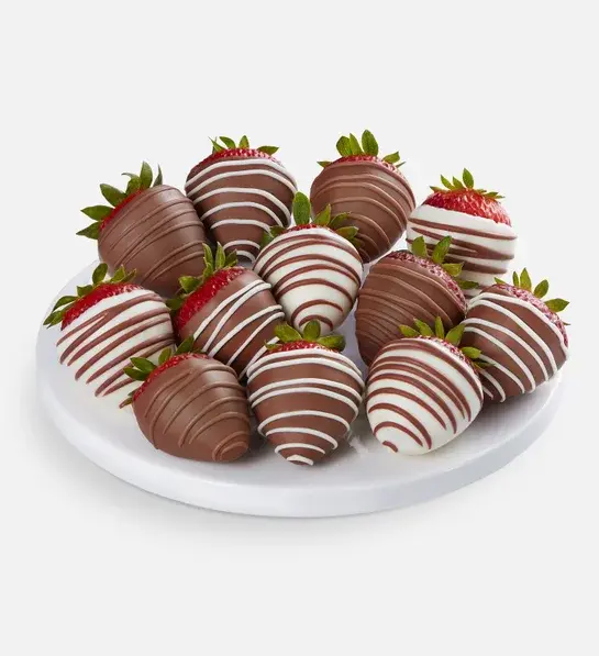 Drizzled Strawberries
